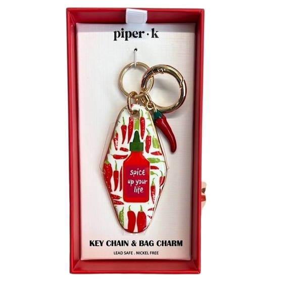 Piper K Accessories - ❤️🔹️Piper K🔹️ “Spice Up Your Life” Chili 🌶️ Pepper Bag Charm